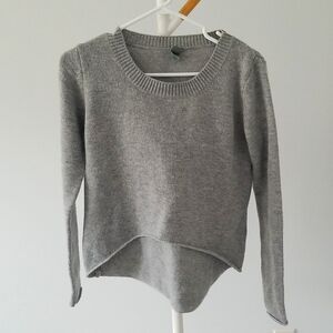 John & Jean grey knitted sweater, size M